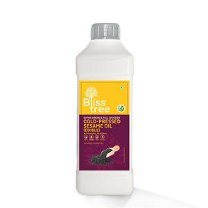 first cold-pressed sesame oil - extra virgin & full wooden - 1l